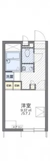 レオパレスサウス学南町【1階】の間取り