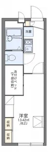 レオパレス六条院【2階】の間取り