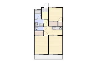 ラ・トゥール林道【205号室】の間取り