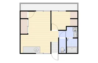 本町宮脇ビル【504号室】の間取り