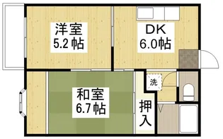 エルハイムA棟【202号室】の間取り