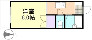 ピッコラ カーサ【201号室】の間取り