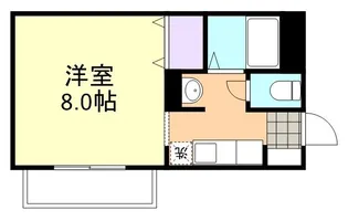バロン【303号室】の間取り