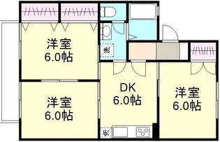 プラティア板谷A棟【2階】の間取り