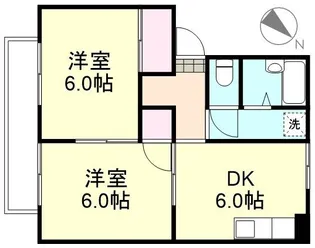 プレジール富井 B棟【1階】の間取り