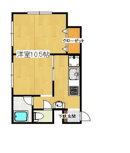 コメイ第3ビル【301号室】の間取り