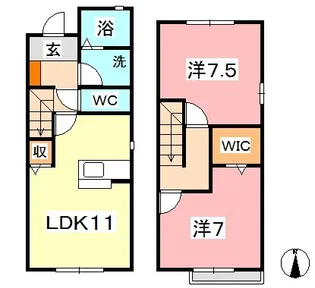 ローズコートの間取り
