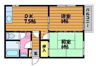 フォンターナ【102号室】の間取り