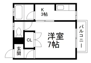 エメローズ山下【1階】の間取り