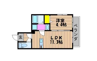 グランメゾンK.S【2階】の間取り