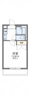 レオパレスヴィラニシオカ【2階】の間取り