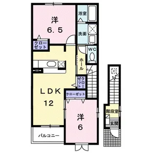 アップロードⅡ【2階】の間取り