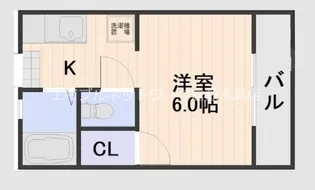 コーポK.Y2【102号室】の間取り