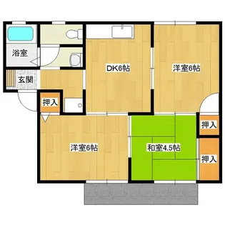 プレセジュール中央【201号室】の間取り