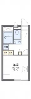 レオパレスベルフォレストⅡ【1階】の間取り
