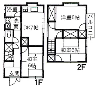 佐藤貸住宅の間取り