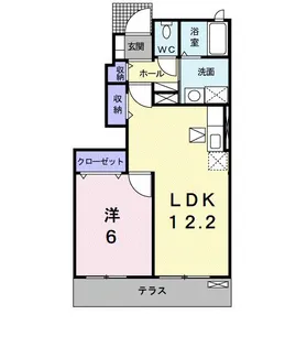 ファンエィム・ふじ【1階】の間取り