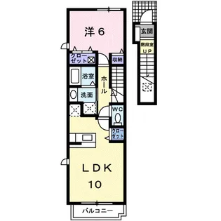 エクセレンテB【2階】の間取り