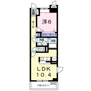 ベルフロンテ【3階】の間取り