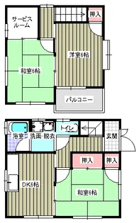 リバーサイド藤和の間取り