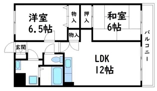 サンジャックガーデン【3階】の間取り