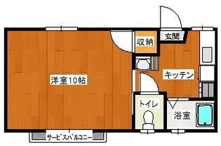 パストラル【1号室】の間取り