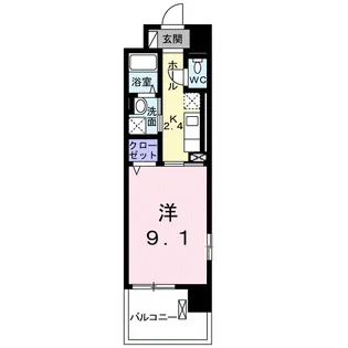 メゾン ラフィネ【6階】の間取り