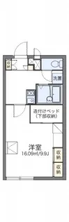 レオパレスドリーム坂出【101号室】の間取り