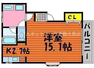 コートダジュール B棟【1階】の間取り