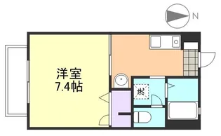 EARL′s COURT【102号室】の間取り