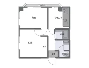 Rian美和【202号室】の間取り