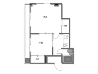 Rian美和【402号室】の間取り