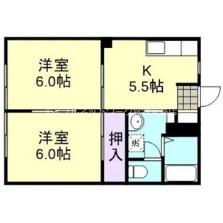 ユングフラウヨッホB棟【201号室】の間取り