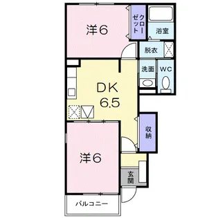 アルカンシエル【1階】の間取り