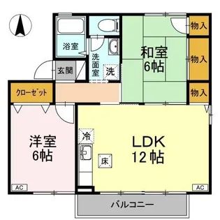 モア・フローレンス C棟【2階】の間取り