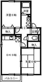 セジュール竹A棟【2階】の間取り