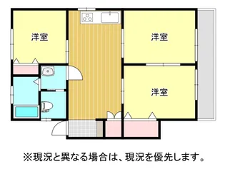 ニューコーポ板谷【202号室】の間取り