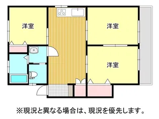 ニューコーポ板谷【101号室】の間取り