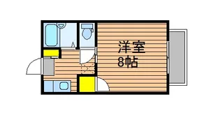 1Kの間取り画像