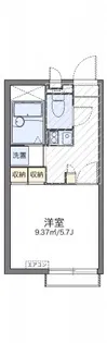 レオパレス椿【2階】の間取り