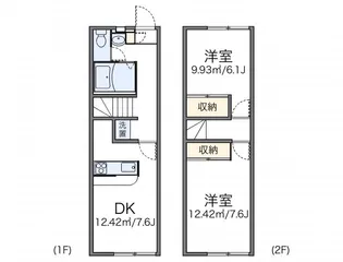 レオパレス新名【1階】の間取り