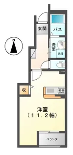 ウイングヒルズ【1階】の間取り