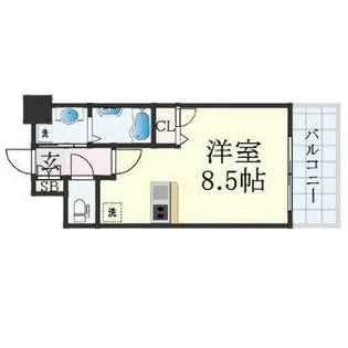 SWISS NISHIGAWA【406号室】の間取り