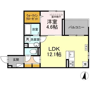 ベル・ポスト【2階】の間取り