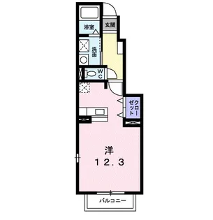マーベラスK2【1階】の間取り