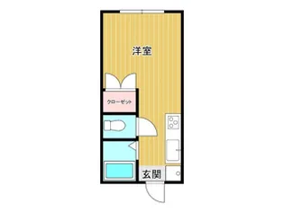 たなかハイツI【210号室】の間取り