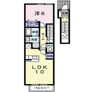 ジュネス.メゾン【2階】の間取り