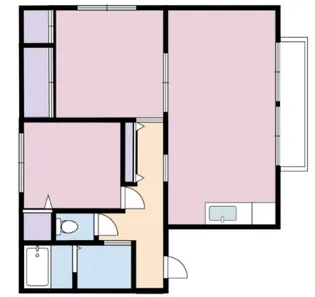 武蔵 B【105号室】の間取り