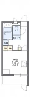 レオパレスボクスターK【1階】の間取り