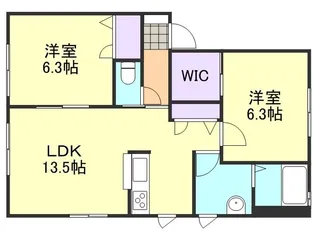 アネシス・アイC棟【1階】の間取り
